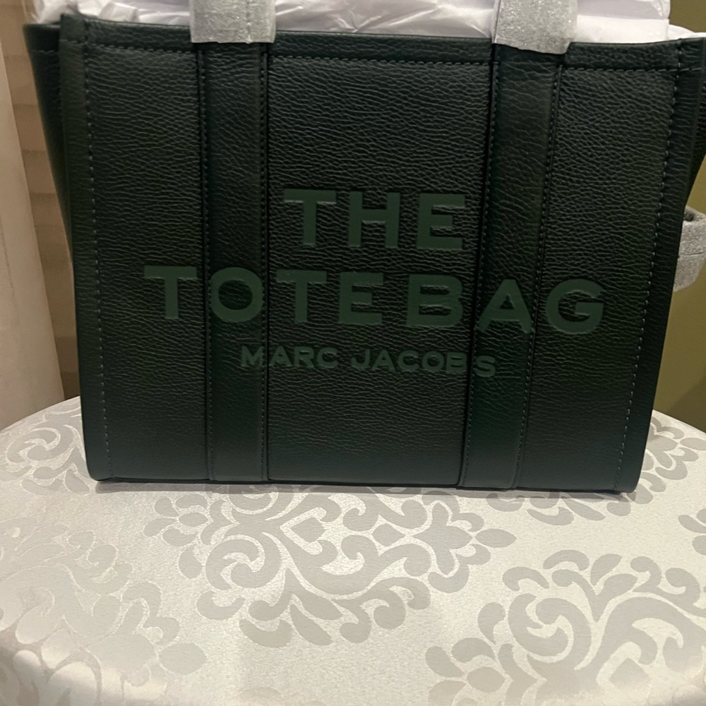 Marc Jacobs Dark Green Tote Bag